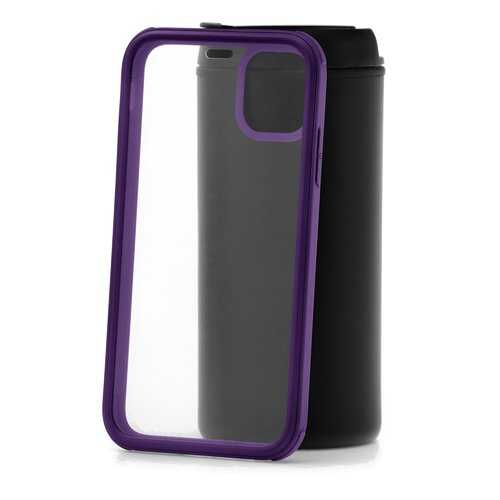 Чехол Apple iPhone 11 Kruche Flexible Side Frame Purple в Ростелеком