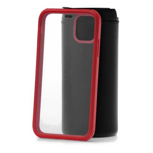 Чехол Apple iPhone 11 Kruche Flexible Side Frame Red в Ростелеком