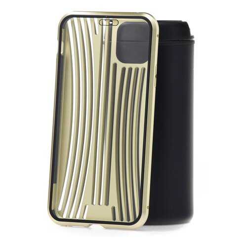 Чехол Apple iPhone 11 Pro Max Kruche Metal Suitcase Gold в Ростелеком