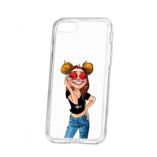 Чехол Apple iPhone 7 Kruche Print Smiling в Ростелеком