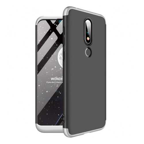 Чехол GKK LikGus для Nokia 6.1 Plus (Nokia X6) Black/Silver в Ростелеком