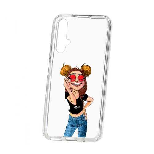 Чехол Huawei Honor 20 Kruche Print Smiling в Ростелеком