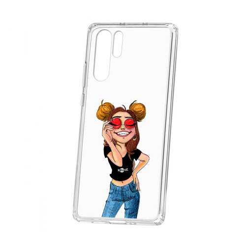 Чехол Huawei P30 Pro Kruche Print Smiling в Ростелеком