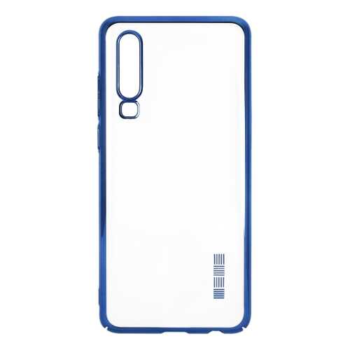 Чехол InterStep для Huawei P30 Transparent/Blue в Ростелеком