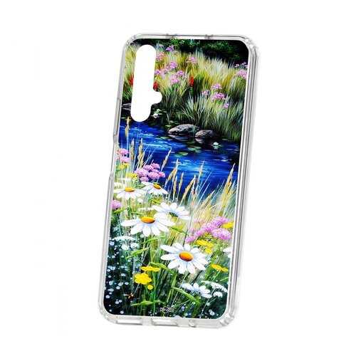 Чехол Kruche Huawei Honor 20 Print Ромашки у ручья в Ростелеком