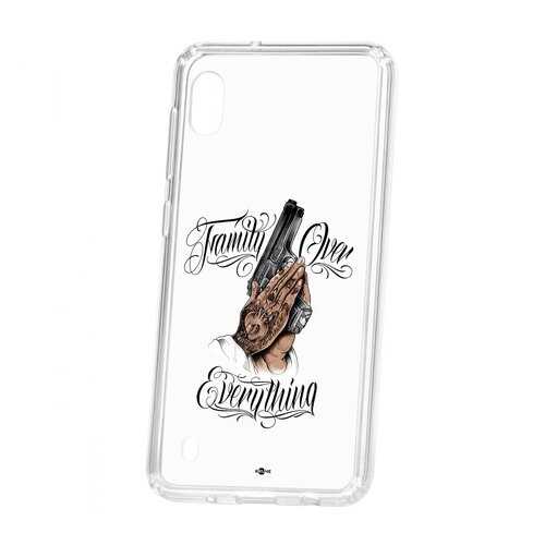 Чехол Kruche Samsung Galaxy A10 2019 Print Семья превыше в Ростелеком