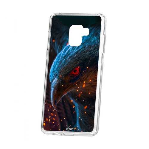 Чехол Kruche Samsung Galaxy A8+ 2018 (A730) Print Орел в Ростелеком