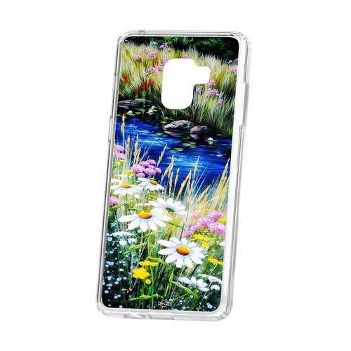 Чехол Kruche Samsung Galaxy A8+ 2018 (A730) Print Ромашки у ручья в Ростелеком