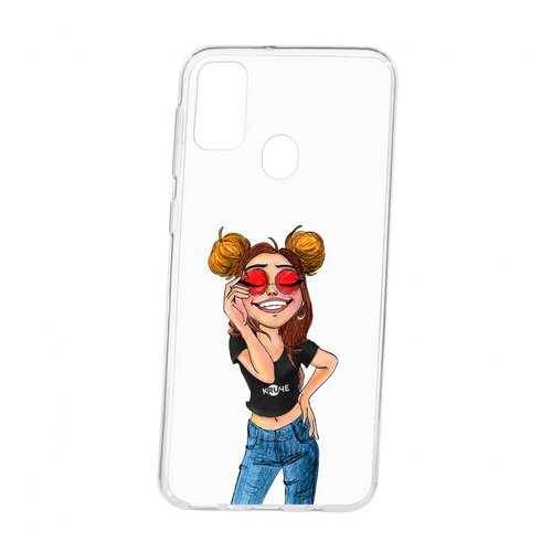 Чехол Kruche Samsung Galaxy M30S Print Smiling в Ростелеком