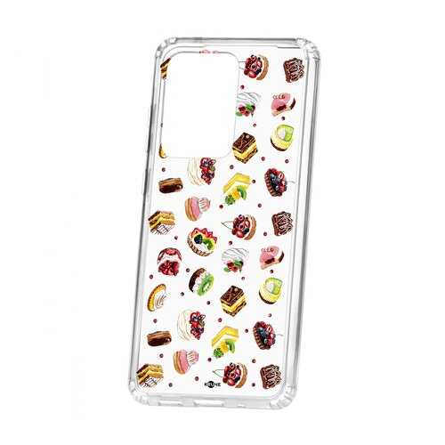 Чехол Kruche Samsung Galaxy S20 Ultra Print Cake в Ростелеком