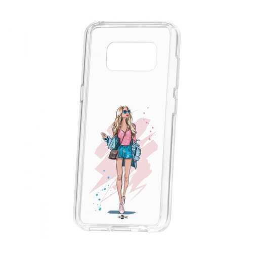 Чехол Kruche Samsung Galaxy S8 Print Fashion Girl в Ростелеком