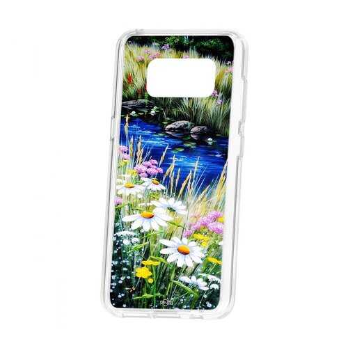 Чехол Kruche Samsung Galaxy S8 Print Ромашки у ручья в Ростелеком