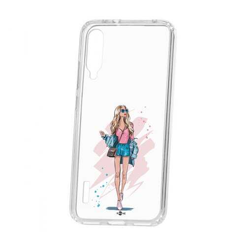 Чехол Kruche Xiaomi Mi A3 Print Fashion Girl в Ростелеком