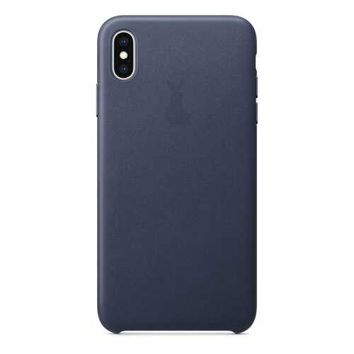 Чехол Leather Case для iPhone XS Max, LCIPXSM-02-MIBL в Ростелеком