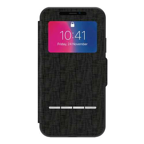 Чехол Moshi SenseCover для iPhone X - Metro Black 99MO072010 в Ростелеком