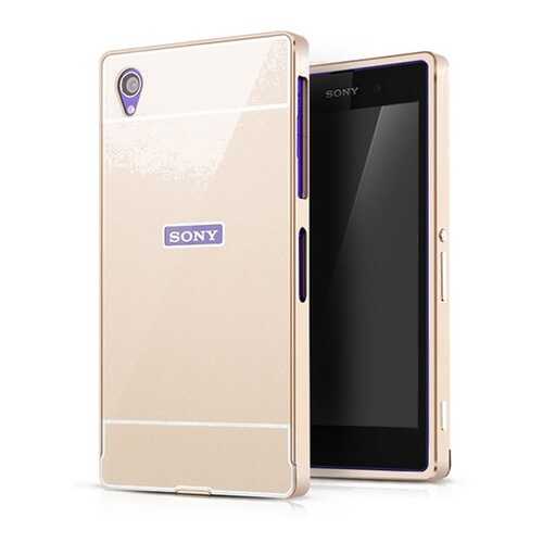 Чехол MyPads для Sony Xperia Z1 (C6903) Gold в Ростелеком