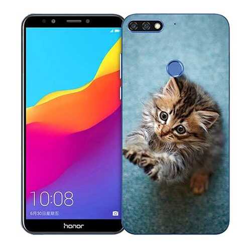 Чехол RE:PA для Huawei Honor 9 с принтом Котёнок на голубом в Ростелеком