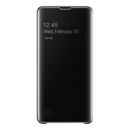 Чехол Samsung Clear View Cover для Galaxy S10 Black в Ростелеком