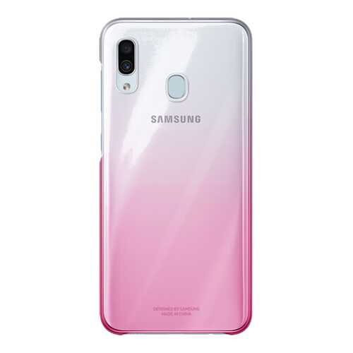 Чехол Samsung для A30 Pink/Transparent в Ростелеком