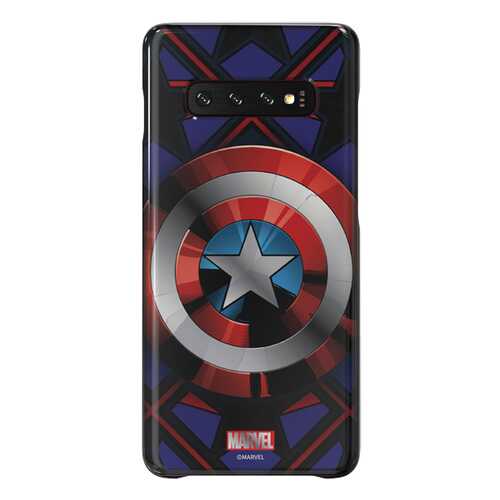 Чехол Samsung для S10+ Captain America Blue/Red/White в Ростелеком