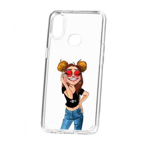 Чехол Samsung Galaxy A10S Kruche Print Smiling в Ростелеком