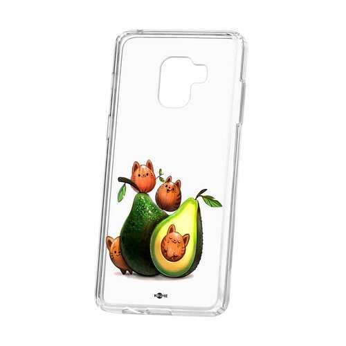 Чехол Samsung Galaxy A8+ 2018 (A730) Kruche Print Авокотики в Ростелеком