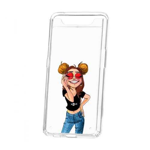 Чехол Samsung Galaxy A80 Kruche Print Smiling в Ростелеком