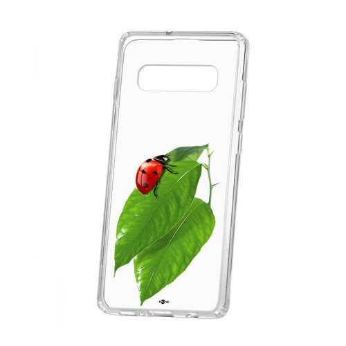 Чехол Samsung Galaxy S10+ Kruche Print Ladybug в Ростелеком