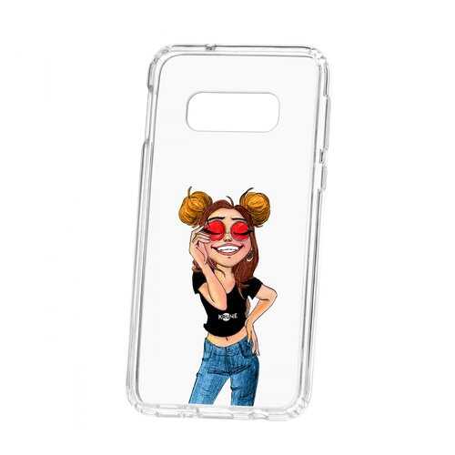 Чехол Samsung Galaxy S10e Kruche Print Smiling в Ростелеком