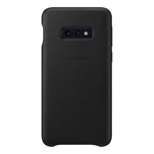 Чехол Samsung Leather Cover для Galaxy S10E Black в Ростелеком