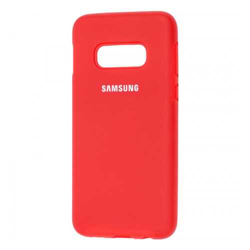 Чехол Silicone Cover для Samsung Galaxy S10 Plus (full protective) Red в Ростелеком