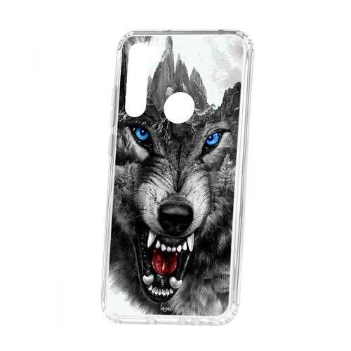 Чехол Xiaomi Redmi Note 8T Kruche Print Волк в Ростелеком