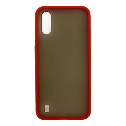 Чехол Zibelino Plastic Matte для Samsung Galaxy A01 (A015) Red в Ростелеком