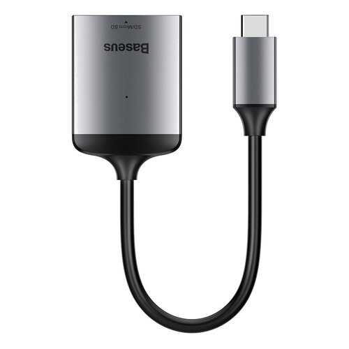 Адаптер Baseus Enjoy HUB Adapter from USB-C to SD / micro SD / TF Card Reader Grey в Ростелеком