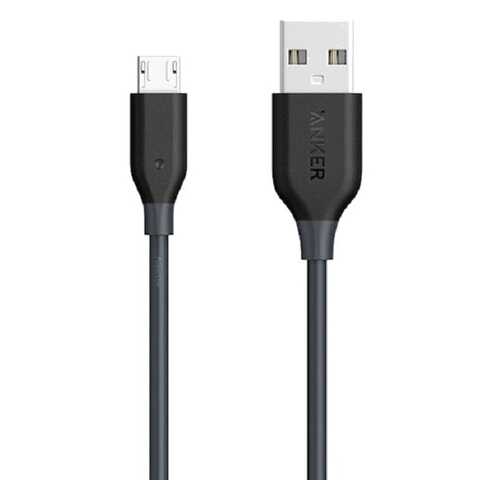 Кабель Anker powerline microUSB 3м Black в Ростелеком