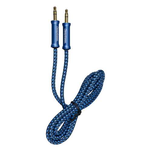 Кабель AUX AC323 Deepbass 3.5mm Плетеный Blue в Ростелеком