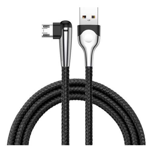 Кабель Baseus MVP Elbow Reversible microUSB 1m Black в Ростелеком