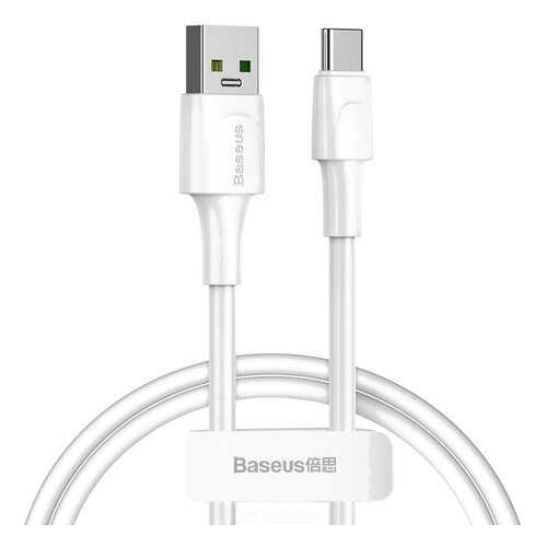 Кабель Baseus USB-Type-C White Quick Charging White 1m 5A в Ростелеком