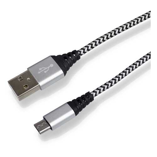 Кабель Navitoch JL-M044 microUSB 2A 1.8 м Black/White в Ростелеком