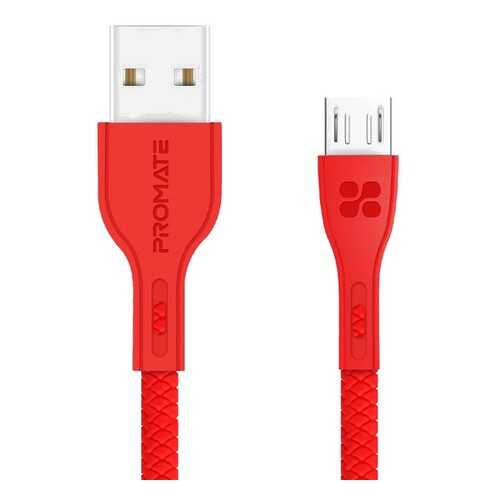 Кабель Promate PowerBeam-M micro-USB (1.2m) Red в Ростелеком