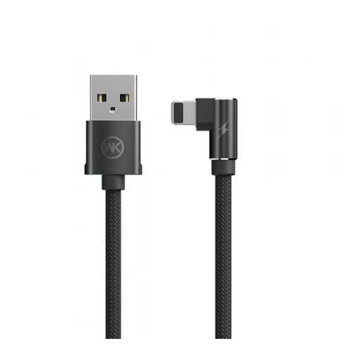 Кабель WK Yosi USB-iP Black 1m 2.4A в Ростелеком