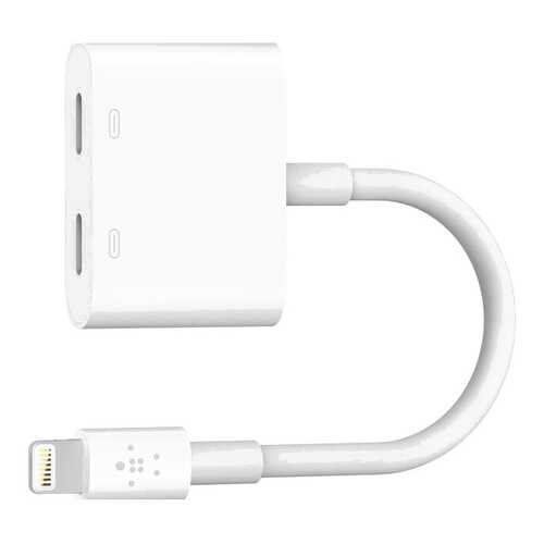 Переходник Belkin Lightning Audio + Charge RockStar для iPhone7/7Plus White (F8J198dsWHT) в Ростелеком