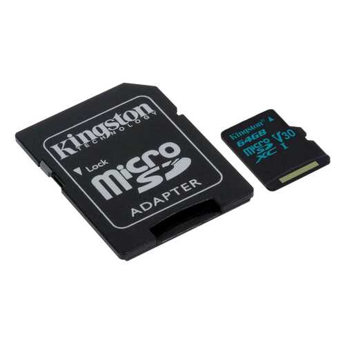 Карта памяти Kingston SDXC Canvas Go SDCG2 64GB в Ростелеком