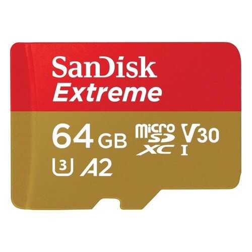 Карта памяти SanDisk Micro SDXC Extreme SDSQXVF-064G-GN6MA 64GB в Ростелеком