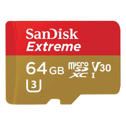 Карта памяти SanDisk Micro SDXC Extreme U3 64GB в Ростелеком