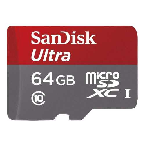 Карта памяти SanDisk Micro SDXC Ultra UHS-I 64GB в Ростелеком