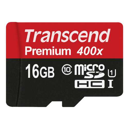 Карта памяти Transcend Micro SDHC TS16GUSDCU1 16GB в Ростелеком