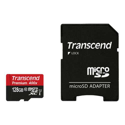 Карта памяти Transcend Micro SDXC TS128GUSDU1 128GB в Ростелеком