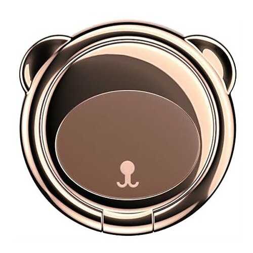 Кольцо-держатель Baseus Bear Finger Metal Ring Grip Stand Holder Brown в Ростелеком