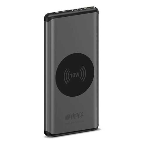 Внешний аккумулятор HIPER NANO X 10000 mAh серый, с беспроводной зарядкой в Ростелеком